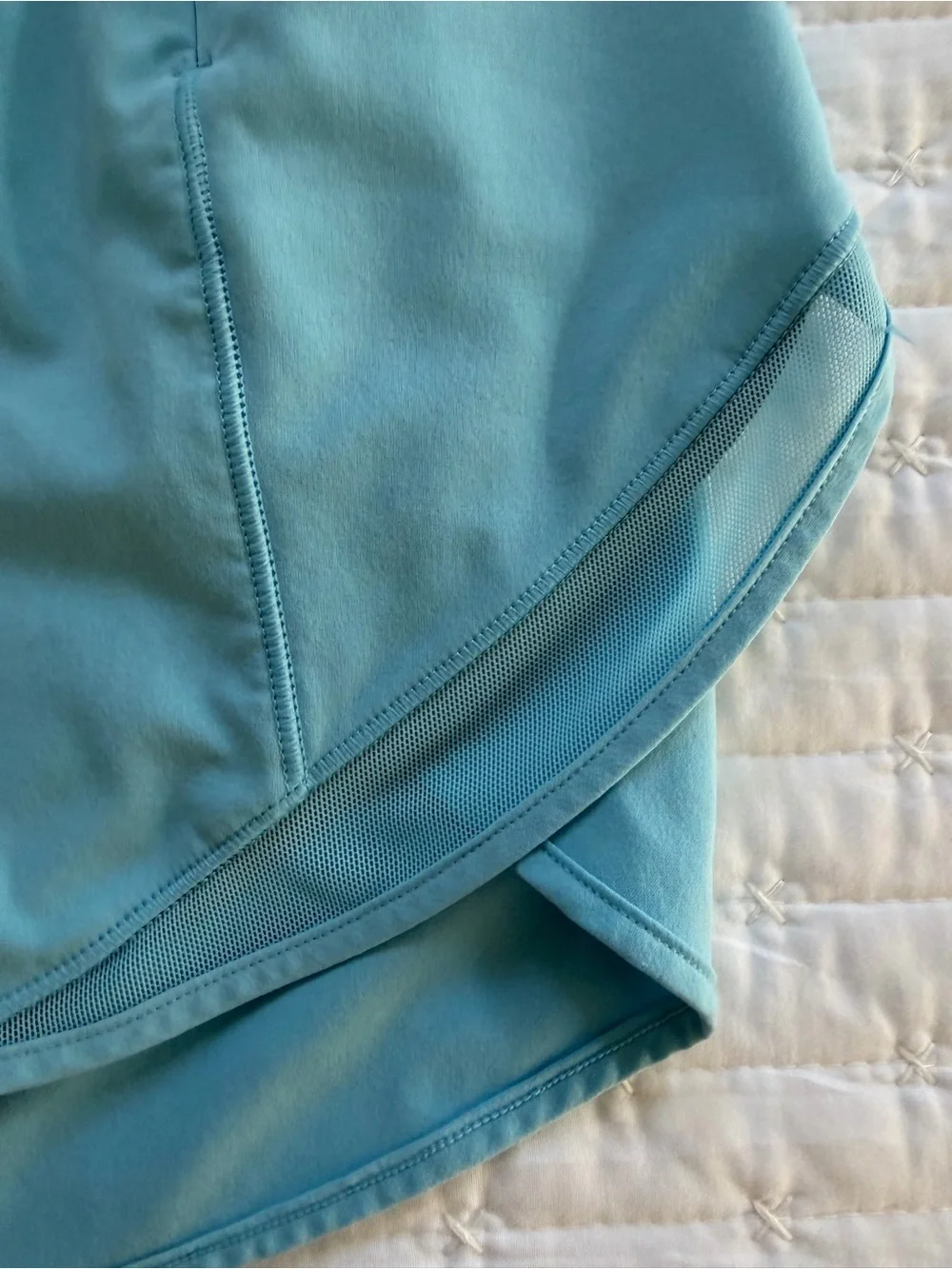 lululemon athletica Light Blue Hotty Athletic Skort